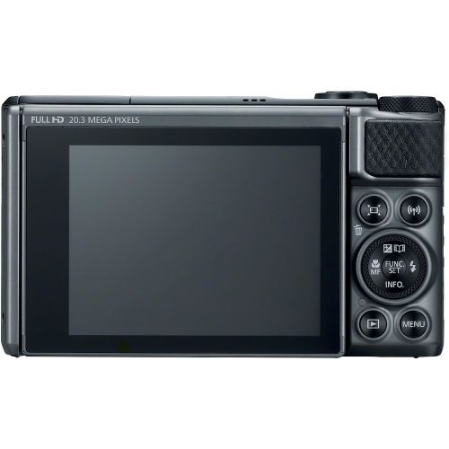 캐논 Canon PowerShot SX730 Digital Camera w/40x Optical Zoom & 3 Inch Tilt LCD - Wi-Fi, NFC, & Bluetooth Enabled (Black)