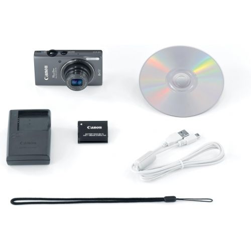 캐논 Canon PowerShot ELPH 130 IS 16.0 MP Digital Camera with 8x Optical Zoom 28mm Wide-Angle Lens and 720p HD Video Recording (Gray) (OLD MODEL)