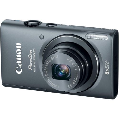 캐논 Canon PowerShot ELPH 130 IS 16.0 MP Digital Camera with 8x Optical Zoom 28mm Wide-Angle Lens and 720p HD Video Recording (Gray) (OLD MODEL)