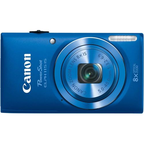 캐논 Canon PowerShot ELPH 115 16MP Digital Camera (Blue) (OLD MODEL)