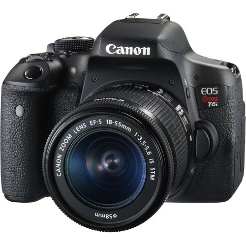 캐논 Canon EOS Rebel T6i Digital SLR with EF-S 18-55mm IS STM Lens - Wi-Fi Enabled