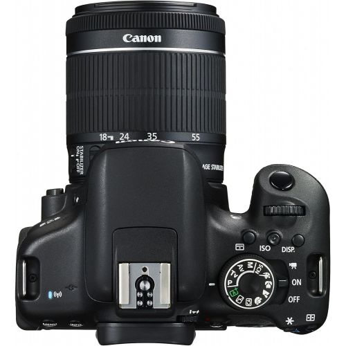 캐논 Canon EOS Rebel T6i Digital SLR with EF-S 18-55mm IS STM Lens - Wi-Fi Enabled