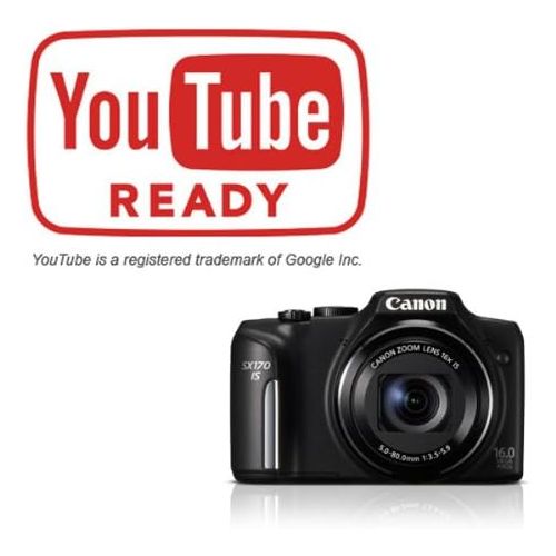 캐논 Canon PowerShot SX170 IS 16.0 MP Digital Camera, Black (discontinued by manufacturer)