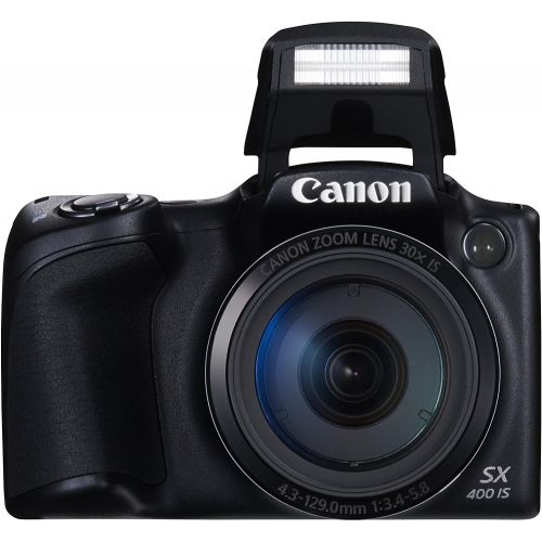 캐논 Canon PowerShot SX400 Digital Camera with 30x Optical Zoom (Black) (Discontinued by Manufacturer)
