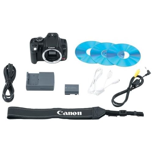 캐논 Canon Digital Rebel XT DSLR Camera with EF-S 18-55mm f3.5-5.6 Lens (Black) (OLD MODEL)