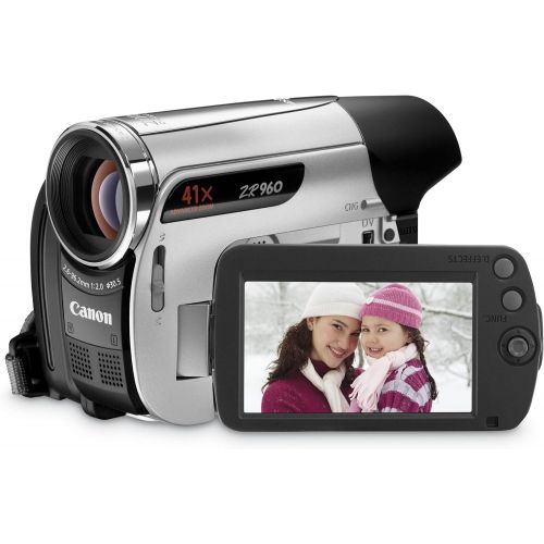 캐논 Canon ZR960 MiniDV Camcorder w/41x Advanced Zoom - 2009 MODEL (Discontinued by Manufacturer)