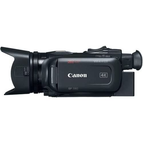 캐논 Canon Vixia HF G50 UHD 4K Camcorder with Premium Accessory Kit Including Padded Bag, Microphone, Filters & 64GB High Speed U3 Memory