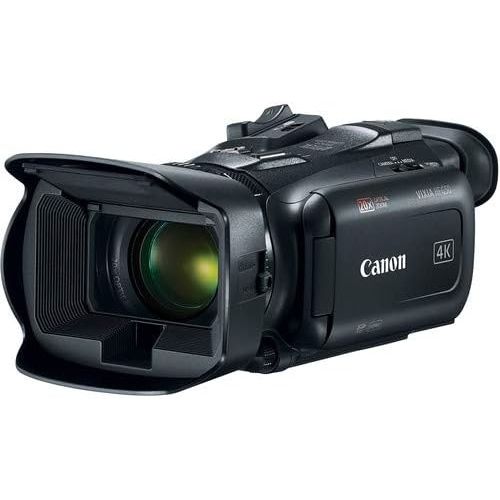 캐논 Canon Vixia HF G50 UHD 4K Camcorder with Premium Accessory Kit Including Padded Bag, Microphone, Filters & 64GB High Speed U3 Memory