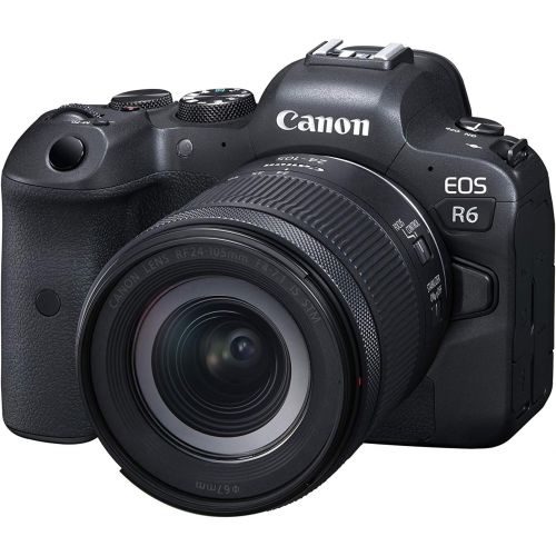 캐논 Canon EOS R6 Full-Frame Mirrorless Camera + RF24-105mm F4-7.1 is STM Lens Kit, Black (4082C022)