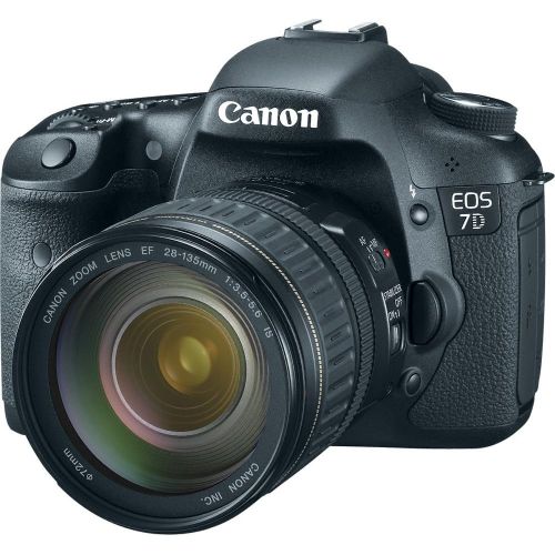 캐논 Canon EOS 7D 18 MP CMOS Digital SLR Camera with 28-135mm f/3.5-5.6 IS USM Lens (discontinued by manufacturer)