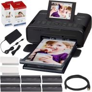 [아마존베스트]Canon SELPHY CP1300 Compact Photo Printer (Black) with WiFi w/ 2X Color Ink and Paper Set