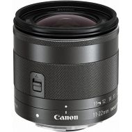 [아마존베스트]Canon EF-M 11-22mm f/4-5.6 STM Lens, Black - 7568B002