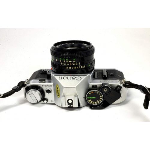 캐논 [아마존베스트]Vintage Canon AE-1 Program 35mm SLR Camera with 50mm 1:1.8 Lens