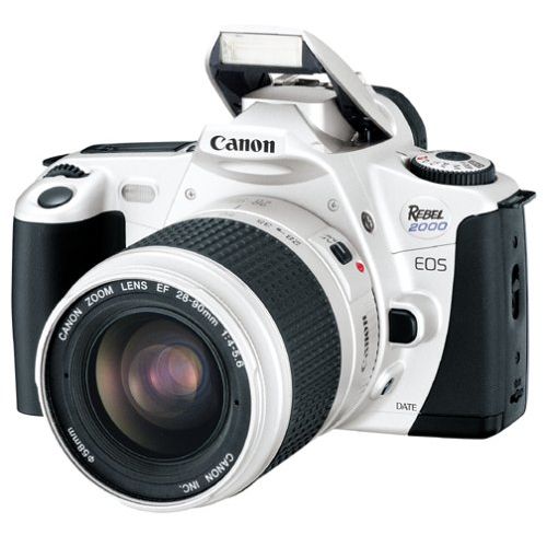 캐논 [아마존베스트]Canon EOS Rebel 2000 Silver Date 35mm FILM SLR Camera Deluxe Kit with 28-90mm Lens (Discontinued by Manufacturer)