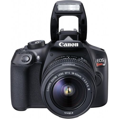 캐논 [아마존베스트]Canon EOS Rebel T6 Digital SLR Camera Kit with EF-S 18-55mm f/3.5-5.6 DC III Lens (Black)