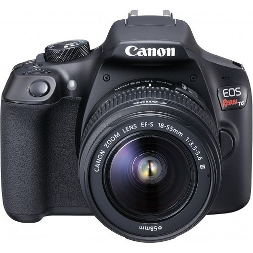 캐논 [아마존베스트]Canon EOS Rebel T6 Digital SLR Camera Kit with EF-S 18-55mm f/3.5-5.6 DC III Lens (Black)