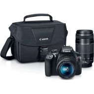 [아마존베스트]Canon Digital SLR Camera Kit [EOS Rebel T6] with EF-S 18-55mm and EF 75-300mm Zoom Lenses - Black, full-size