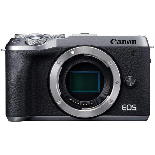 캐논 [아마존베스트]Canon Mirrorless Camera [EOS M6 Mark II](Body) for Vlogging|CMOS (APS-C) Sensor| Dual Pixel CMOS Auto Focus| Wi-Fi |Bluetooth and 4K Video, Silver