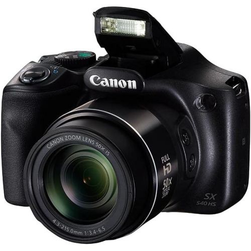 캐논 [아마존베스트]Canon PowerShot SX540 Digital Camera w/ 50x Optical Zoom - Wi-Fi & NFC Enabled (Black), 1 - 1067C001