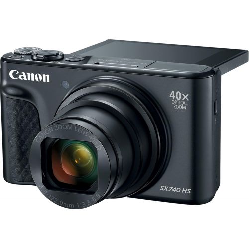 캐논 [아마존베스트]Canon PowerShot SX740 Digital Camera w/40x Optical Zoom & 3 Inch Tilt LCD - 4K VIdeo, Wi-Fi, NFC, Bluetooth Enabled (Black)