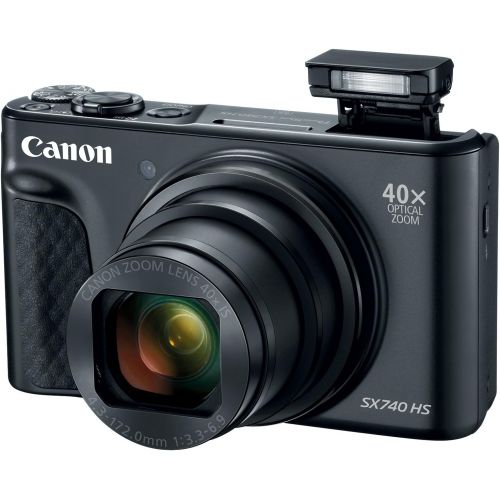 캐논 [아마존베스트]Canon PowerShot SX740 Digital Camera w/40x Optical Zoom & 3 Inch Tilt LCD - 4K VIdeo, Wi-Fi, NFC, Bluetooth Enabled (Black)