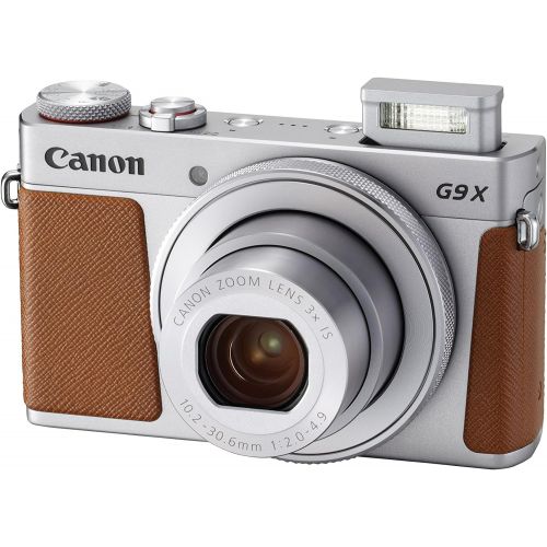 캐논 [아마존베스트]Canon PowerShot G9 X Mark II Compact Digital Camera w/ 1 Inch Sensor and 3inch LCD - Wi-Fi, NFC, & Bluetooth Enabled (Silver)