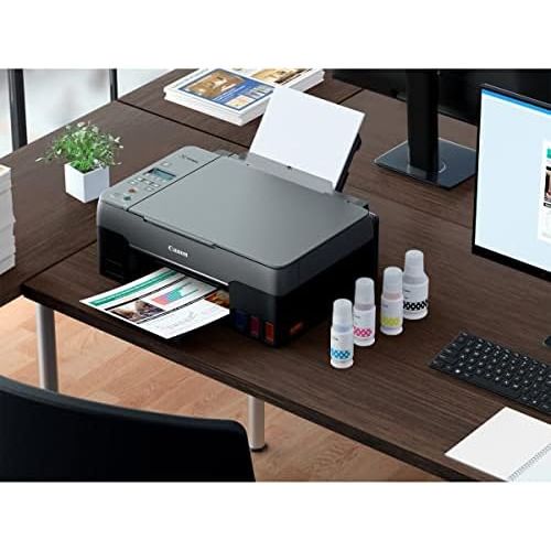 캐논 [아마존베스트]Canon G3260 All-in-One Printer | Wireless Supertank (Megatank) Printer | Copier | Scan, with Mobile Printing, Black, one Size (4468C002)