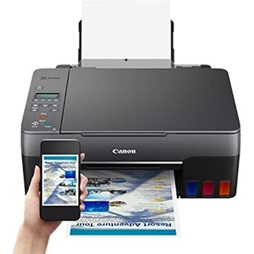 캐논 [아마존베스트]Canon G3260 All-in-One Printer | Wireless Supertank (Megatank) Printer | Copier | Scan, with Mobile Printing, Black, one Size (4468C002)