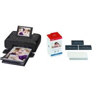 [아마존베스트]Canon Wireless Compact Photo Printer with AirPrint and Mopria Device Printing, Black + Color Ink and 108 Sheet 4 x 6 Paper Set