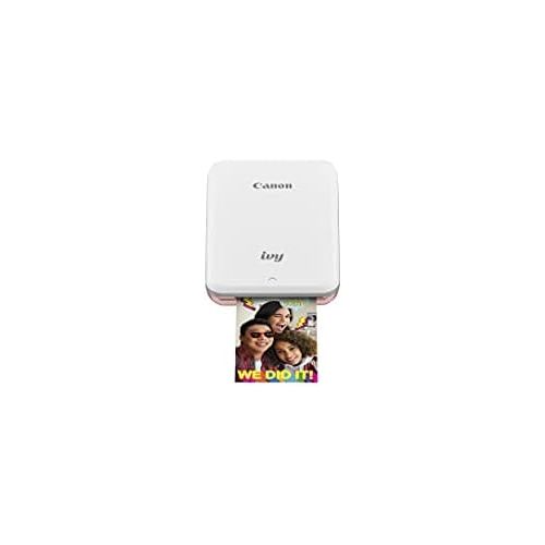 캐논 Canon IVY Mini Photo Printer for Smartphones (Rose Gold) - Sticky-back prints, Pocket-size