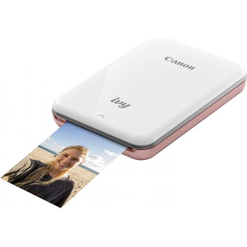 캐논 Canon IVY Mini Photo Printer for Smartphones (Rose Gold) - Sticky-back prints, Pocket-size