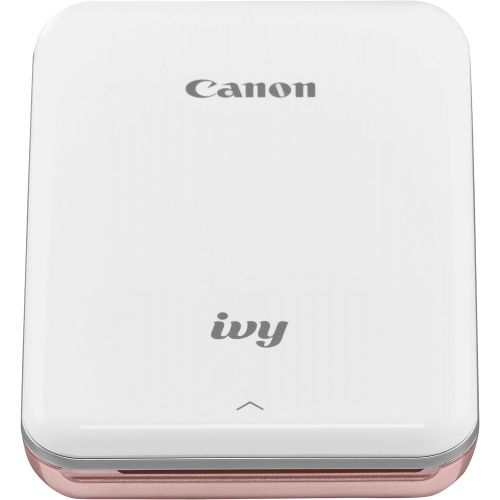 캐논 Canon IVY Mini Photo Printer for Smartphones (Rose Gold) - Sticky-back prints, Pocket-size