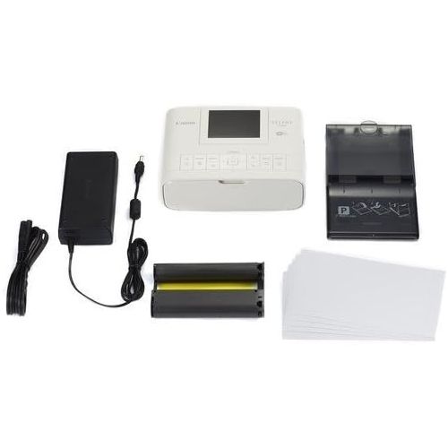 캐논 Canon Selphy CP1300 Wireless Compact Photo Printer with AirPrint and Mopria Device Printing, White