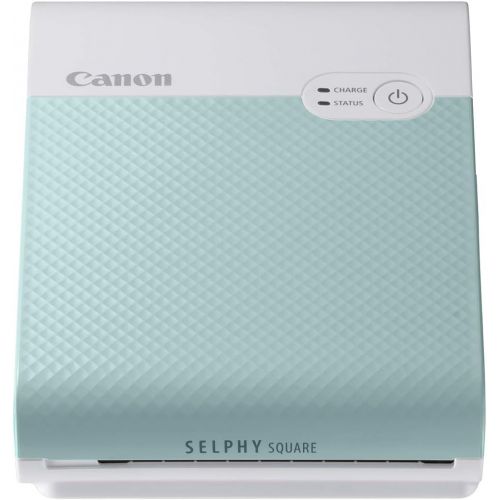 캐논 Canon SELPHY QX10 Portable Square Photo Printer for iPhone or Android, Green