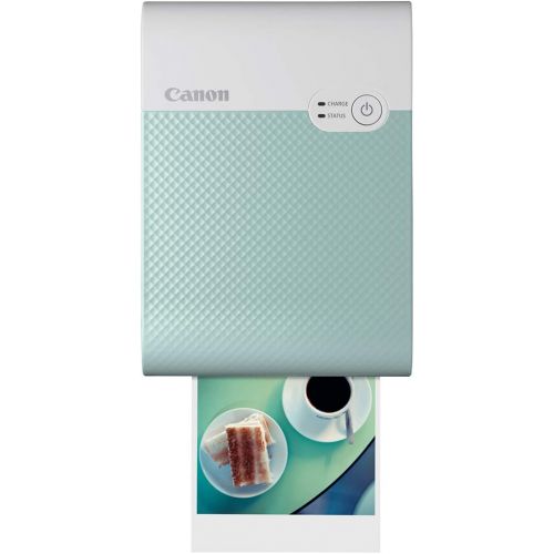 캐논 Canon SELPHY QX10 Portable Square Photo Printer for iPhone or Android, Green