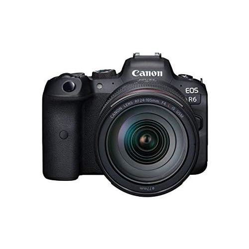캐논 [아마존베스트]Canon EOS R6 Full-Frame Mirrorless Camera + RF24-105mm F4 L is USM Lens Kit
