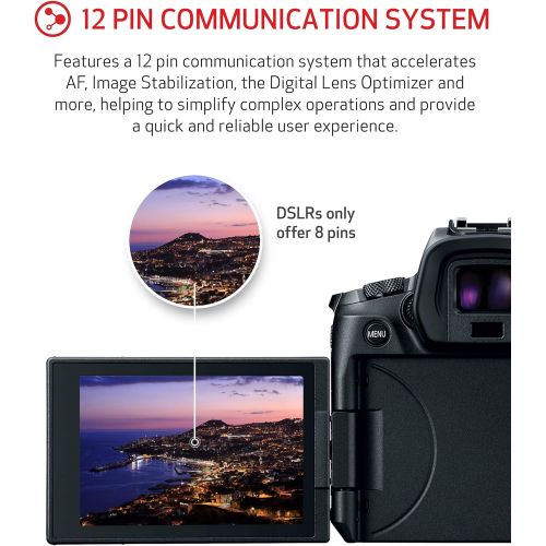 캐논 [아마존베스트]Canon Full Frame Mirrorless Camera [EOS R]| Vlogging Camera (Body) with 30.3 MP Full-Frame CMOS Sensor, Dual Pixel CMOS AF, Wi-Fi, and 4K Video Recording up to 30 fps