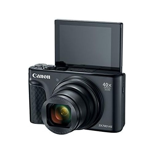 캐논 [아마존베스트]Canon PowerShot SX740 Digital Camera w/40x Optical Zoom & 3 Inch Tilt LCD - 4K VIdeo, Wi-Fi, NFC, Bluetooth Enabled (Black)