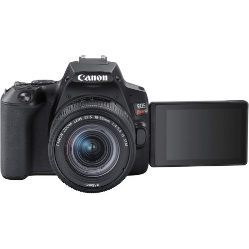 캐논 [아마존베스트]Canon EOS REBEL SL3 Digital SLR Camera with EF-S 18-55mm Lens kit, Built-in Wi-Fi, Dual Pixel CMOS AF and 3.0 Inch Vari-Angle Touch Screen, Black