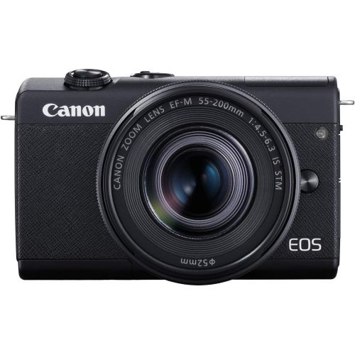 캐논 [아마존베스트]Canon EOS M200 Compact Mirrorless Digital Vlogging Camera with EF-M 15-45mm Lens, Vertical 4K Video Support, 3.0-inch Touch Panel LCD, Built-in Wi-Fi, and Bluetooth Technology, Bla