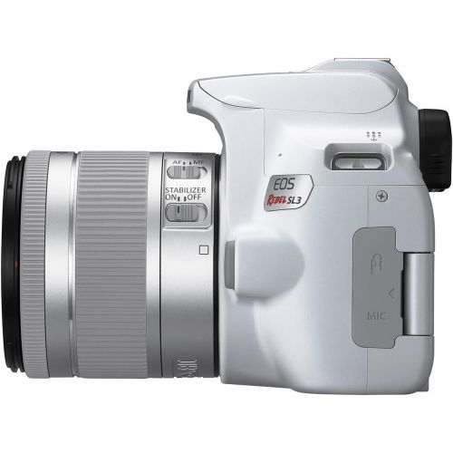 캐논 [아마존베스트]Canon EOS REBEL SL3 Digital SLR Camera with EF-S 18-55mm Lens Kit, Built-in Wi-Fi, Dual Pixel CMOS AF and 3.0 inch Vari-angle Touch Screen, White
