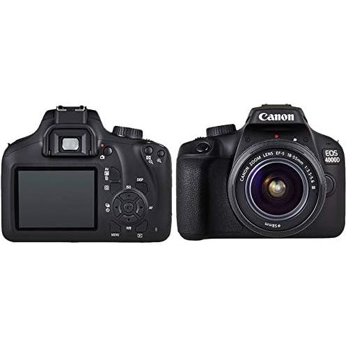 캐논 [아마존베스트]Canon EOS 4000D DSLR Camera with 18-55mm f/3.5-5.6 III + Professional Accessory Bundle