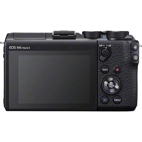 캐논 [아마존베스트]Canon EOS M6 Mark II System Camera 32.5 Megapixel 7.5 cm (3.0 Inch) Touchscreen LCD Digic 8 4K Video WLAN Bluetooth Black