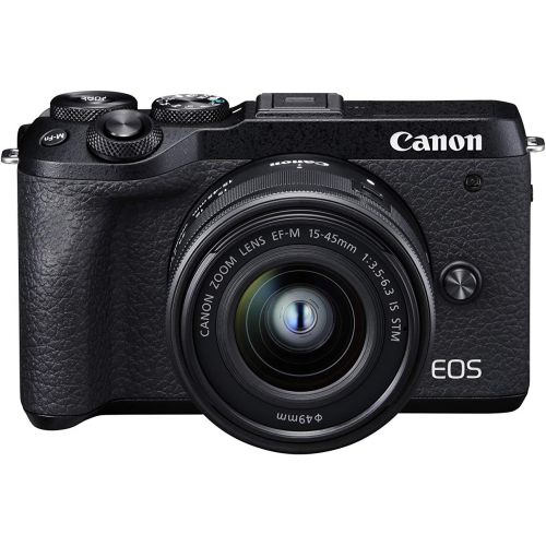 캐논 [아마존베스트]Canon EOS M6 Mark II System Camera 32.5 Megapixel 7.5 cm (3.0 Inch) Touchscreen LCD Digic 8 4K Video WLAN Bluetooth Black
