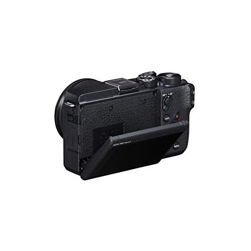 캐논 [아마존베스트]Canon EOS M6 Mark II System Camera (32.5 Megapixels, 7.5 cm (3.0 Inch), Touchscreen LCD, Display, Digic 8) Housing with Lens EF-M 15-45 mm F3.5-6.3 is STM Kit Black and EW-53 Lens
