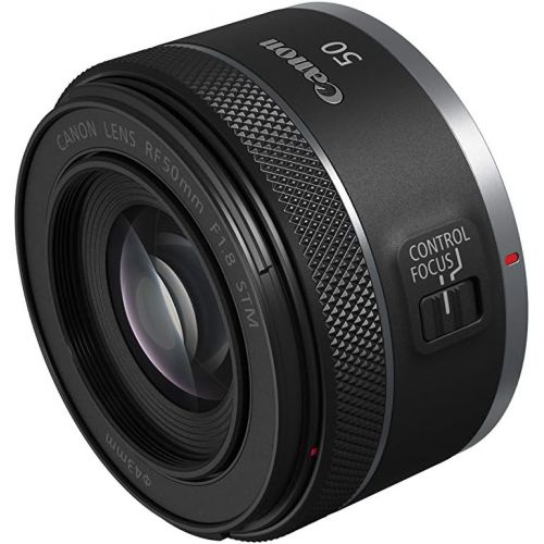 캐논 [아마존베스트]Canon Lens RF 50 mm F1.8 STM for EOS R (43 mm Filter Thread, Fixed Focal Length, Precise Focusing by STM-AF Motor, Full Format, Aspherical Lens), Black