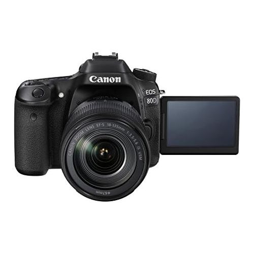 캐논 [아마존베스트]Canon EOS 80D SLR digital camera (24.2 megapixels, 7.7 cm (3.0 inches) display, Full HD, NFC and Wi-Fi) black