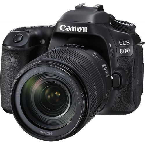 캐논 [아마존베스트]Canon EOS 80D SLR digital camera (24.2 megapixels, 7.7 cm (3.0 inches) display, Full HD, NFC and Wi-Fi) black