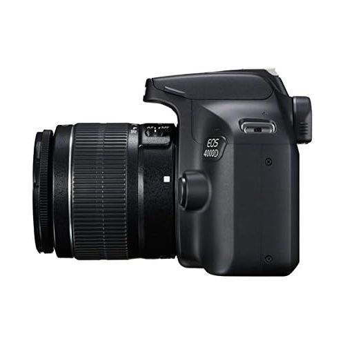 캐논 [아마존베스트]Canon EOS 4000D DSLR Camera and EF-S 18-55 mm f/3.5-5.6 III Lens - Black GB