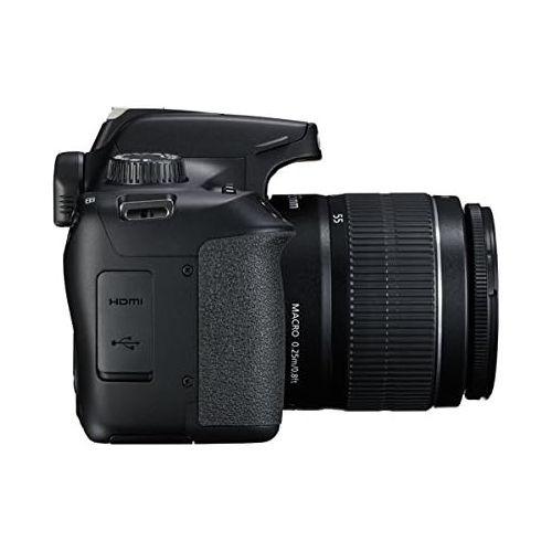 캐논 [아마존베스트]Canon EOS 4000D DSLR Camera and EF-S 18-55 mm f/3.5-5.6 III Lens - Black GB